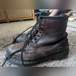 Women's Steel Toe Dr. Marten's Industrial Wear Boots Size 8